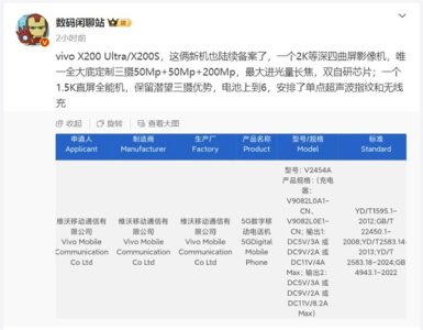 蓝厂年度杀手锏！vivo X200 Ultra前瞻：影像灭霸